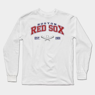 Retro Red Sox Long Sleeve T-Shirt